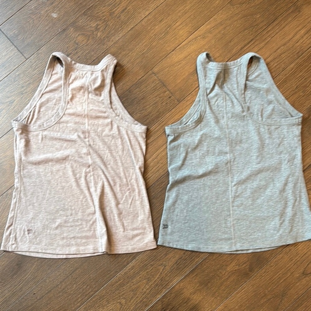 All in Motion Women's Tank Tops - Soft Pink and Heather Gray